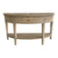 Breton Curved Console Weathered Oak