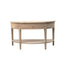 Breton Curved Console Weathered Oak II