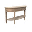 Breton Curved Console Weathered Oak II