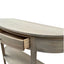 Breton Curved Console Weathered Oak II