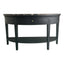 Breton Curved Console Black Oak