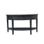 Breton Curved Console Black Oak II