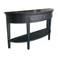 Breton Curved Console Black Oak