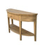 Breton Curved Console Dark Oak