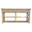 Heston Weathered Oak Console Table 160cm