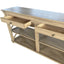 Heston Weathered Oak Console Table 160cm