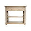 Heston Weathered Oak Console Table 90cm