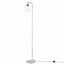 Artiss Floor Lamp Modern Industrial Standing Light with Clear Glass Shade, Silver Metal Tall Lamp for Living Room, Bedroom & Office, Anti-Tipping Weighted Base & Foot Switch (Bulb Not Included)