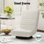 Floor Lounge & Round Coffee Table Side End Table with Charging Station Set