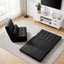 Sofa Bed Adjustable Floor Chair & TV Unit 120cm Entertainment Cabinet Set