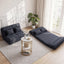 Floor Lounge Sofa Bed & Coffee Table 2 Tier Marble Effect Side Table Set