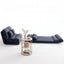 Floor Lounge Sofa Bed & Coffee Table 2 Tier Marble Effect Side Table Set