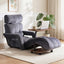 Floor Lounge & Coffee Table Set, Adjustable Recliner End Table w/ Wheels