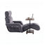 Floor Lounge & Coffee Table Set, Adjustable Recliner End Table w/ Wheels
