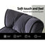 Floor Lounge & Coffee Table Set, Adjustable Recliner End Table w/ Wheels