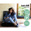 Sofa Bed Floor Lounge Recliner Foldable Chair & Side Table Bundle