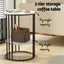 Sofa Bed Floor Lounge Recliner Foldable Chair & Side Table Bundle
