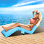 Floor Lounge Sofa Camping Chair Blue