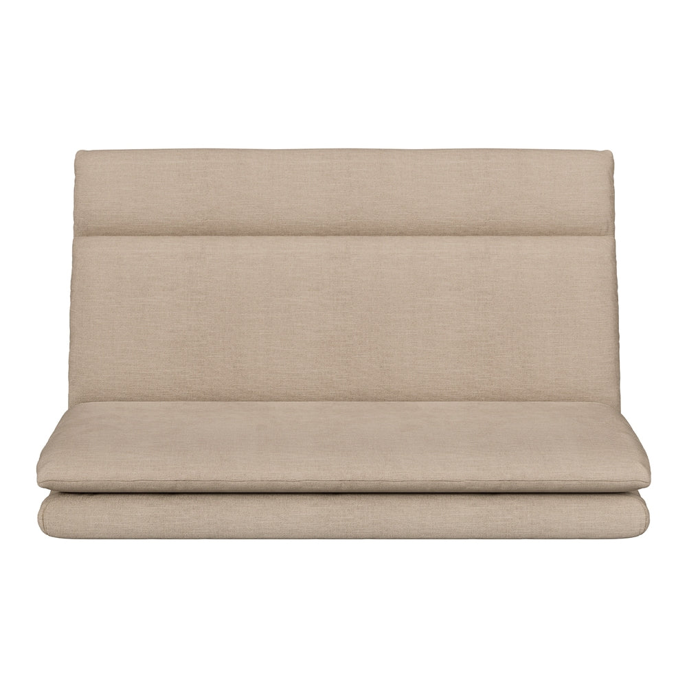 Artiss Floor Lounge Sofa Bed 2 Seater Linen Beige