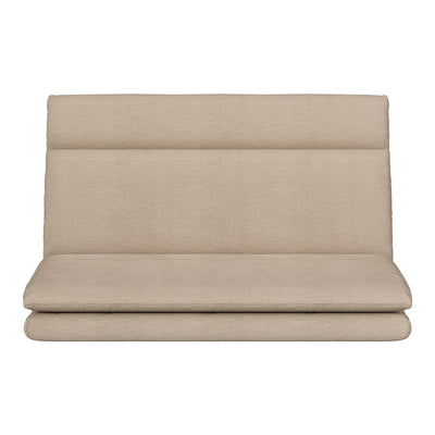 Artiss Floor Lounge Sofa Bed 2 Seater Linen Beige