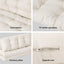 Artiss Floor Lounge Sofa Bed 2 Seater Pillow Leather White