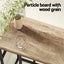 Floor Lounge & Coffee Table Set, Swviel Foldable Linen Sofa Chair White, C-Shaped Side Table Walnut