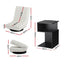 Swivel Floor Chair and Bedside Table with Charging Station Set