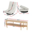 Swivel Floor Chair & TV Entertainment Unit with Storage Shelf Set