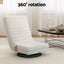 Swivel Floor Chair & TV Entertainment Unit with Storage Shelf Set