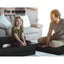 Bedding Folding Foam Mattress Portable Double Sofa Bed Mat Air Mesh Fabric Black