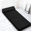Bedding Folding Foam Mattress Portable Single Sofa Bed Mat Air Mesh Fabric Black