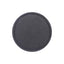Artiss Ottoman Foot Stool Round Teddy Fabric Charcoal