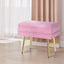 Artiss Ottoman Storage Foot Stool Vanity Velvet Pink
