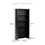Harper 5 Tier Bookshelf Black