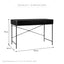 Haven 120cm Desk Black