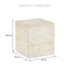 Lucia Travertine Look Side Table