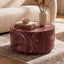 Elena Red Marble Look Coffee Table