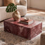 Isla Red Marble Look Coffee Table