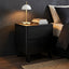 Taupo Bedside Table Black (Set of 2)