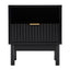 Apia Bedside Table Black (Set of 2)