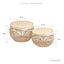 Sara Set of 2 Bamboo Coffee Tables