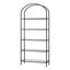 5 Tiers Bookshelf Industrial Etagere Bookcase Display Shelf Black