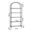 5 Tiers Bookshelf Industrial Etagere Bookcase Display Shelf Black