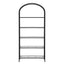 5 Tiers Bookshelf Industrial Etagere Bookcase Display Shelf Black