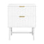 Artiss 2X Bedside Table White Nightstand 2 Drawers