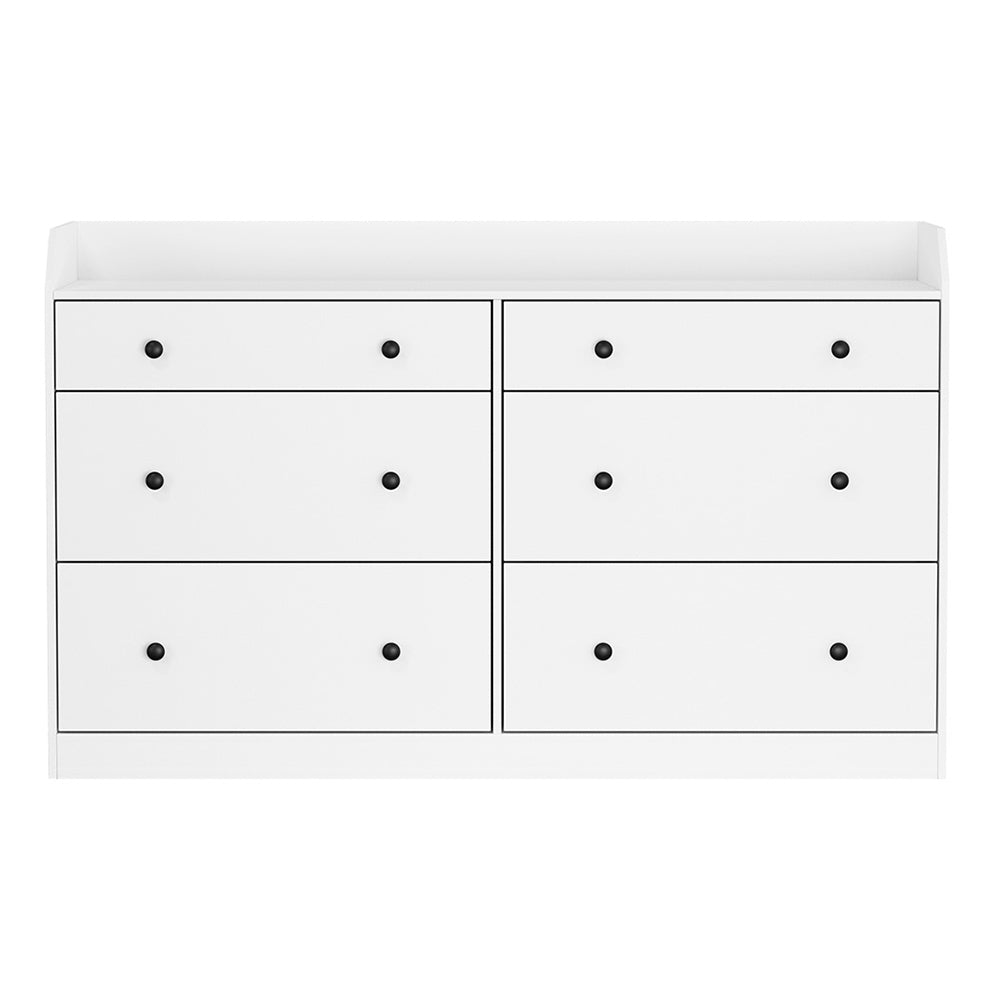 Artiss 6 Chest of Drawers - PETE White