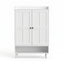 Shoe Rack Cabinet Storage Cupboard 3 Adjustable Shelves White