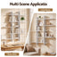 Artiss 15-Section Wall Mounted Display Shelf, Floating Bookshelf for Books and Decor, Extra Thick E1 PB Board for Home Study and Living Room, 116 x 18 x 129 cm