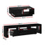 LED TV Unit & Coffee Table Set Storage Cabinet Black
