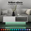 LED TV Unit & Coffee Table Set Storage Cabinet White